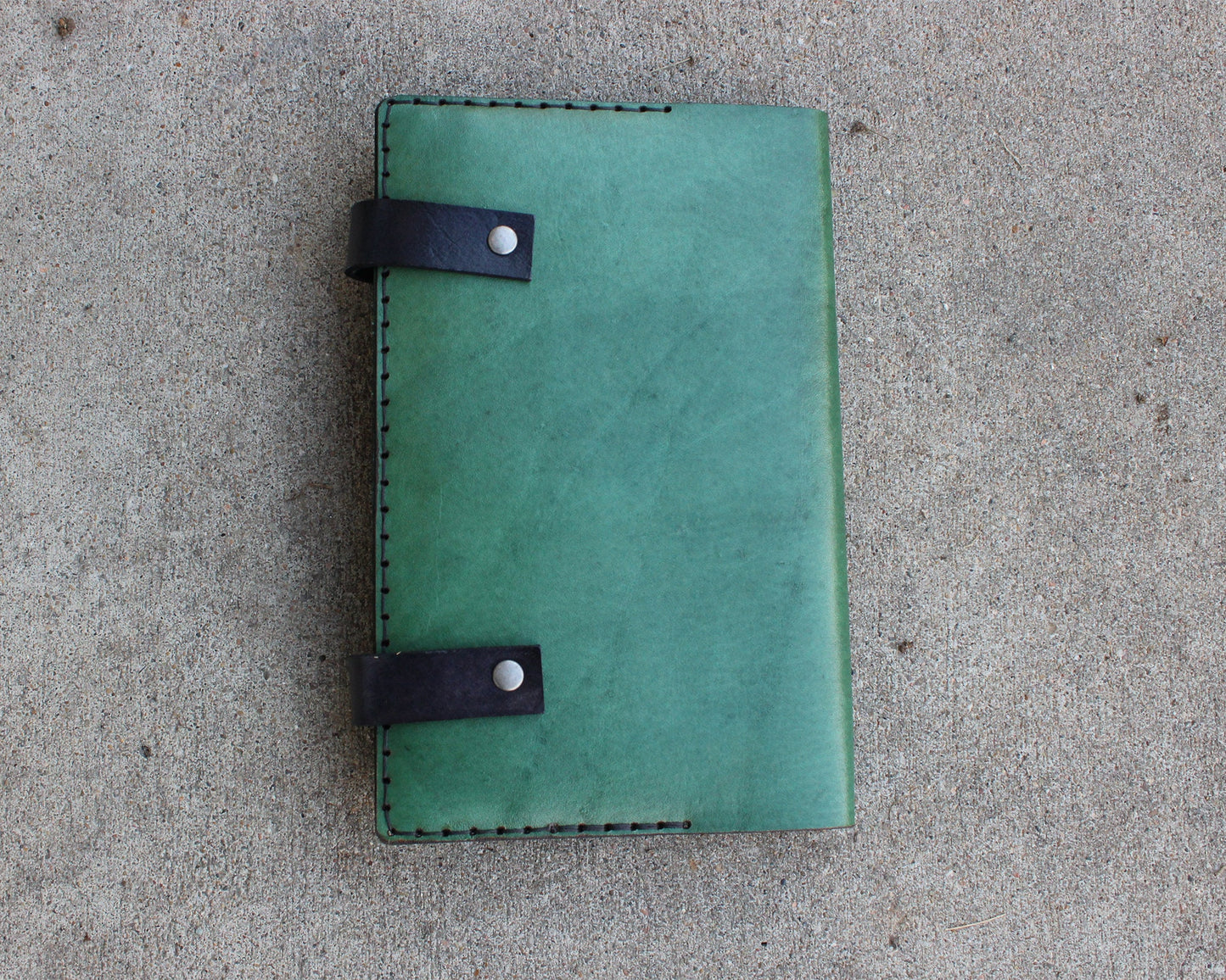 Legend of Zelda Leather Notebook Cover - Moleskine Leuchtturm A5 Size Choice - Green Triforce