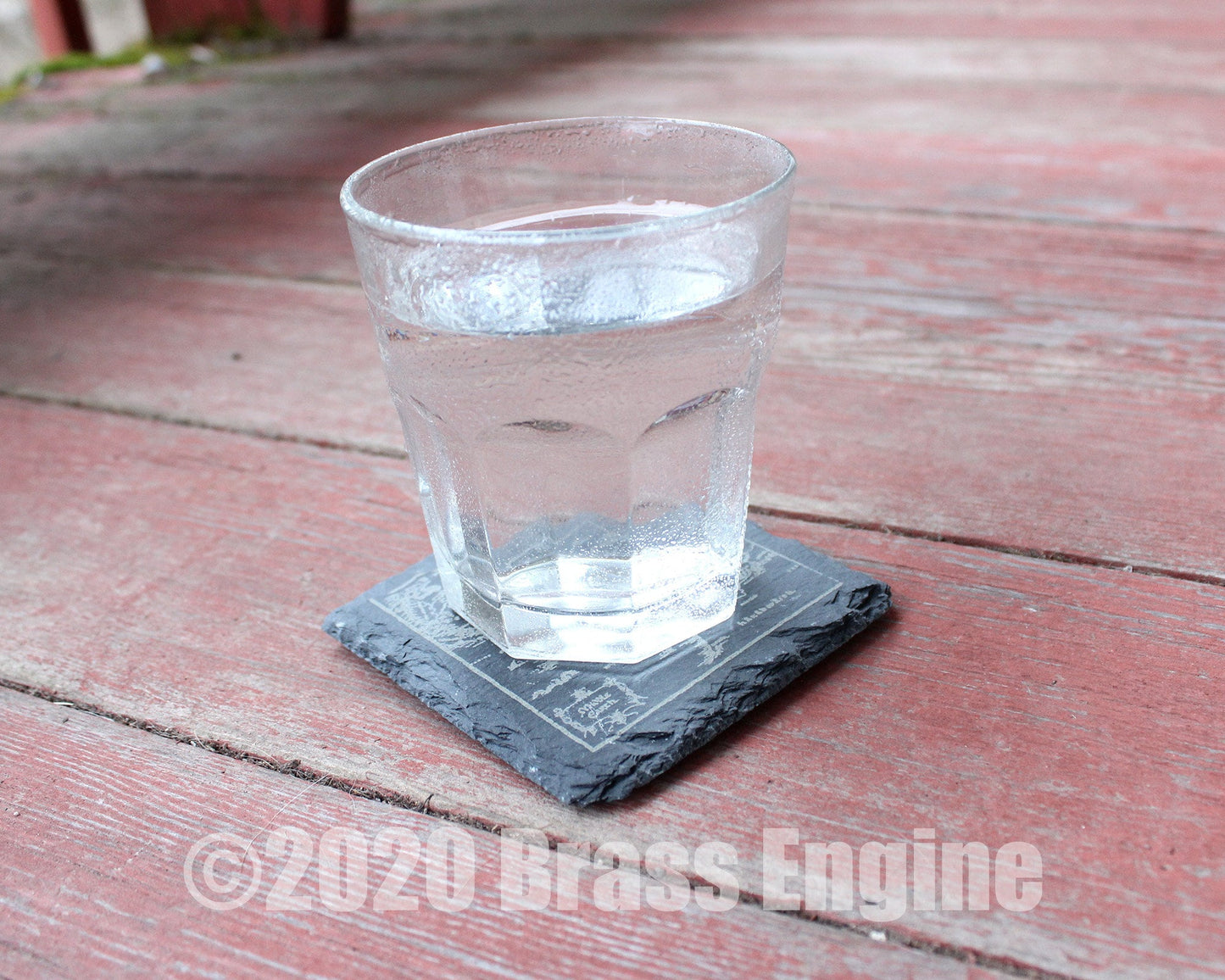 Lord of the Rings Etched Slate Coasters - Gray - Mix and Match Set of 4 5 6 7 8 - Hobbit White Tree Middle Earth barware