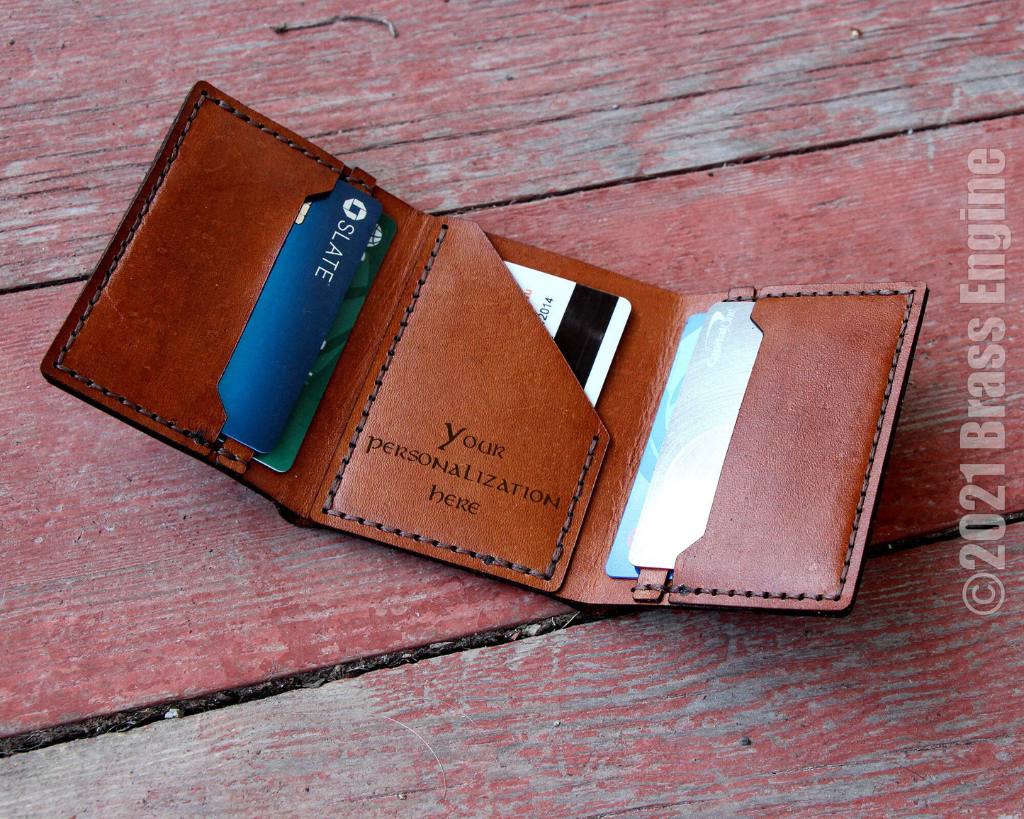 Middle Earth Map Leather Trifold Wallet - Handmade engraved - Color Choice LOTR Hobbit - Personalized