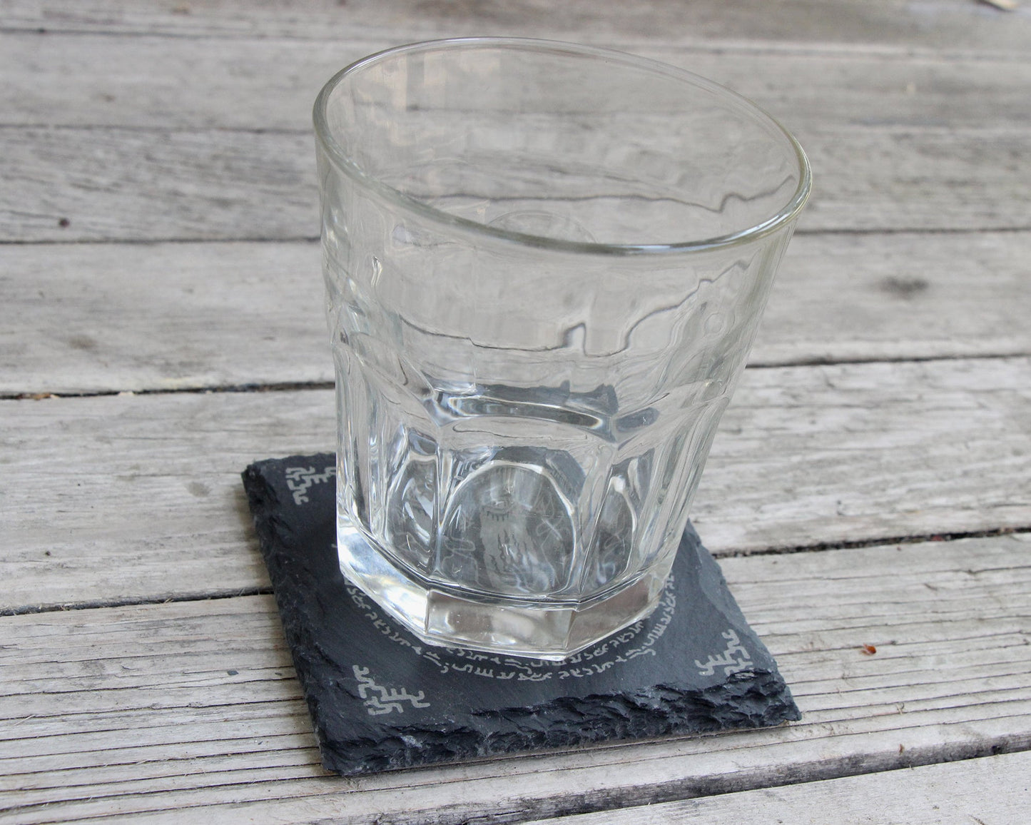 Legend of Zelda Tears of the Kingdom Engraved Slate Coasters - Gray - Set of 4