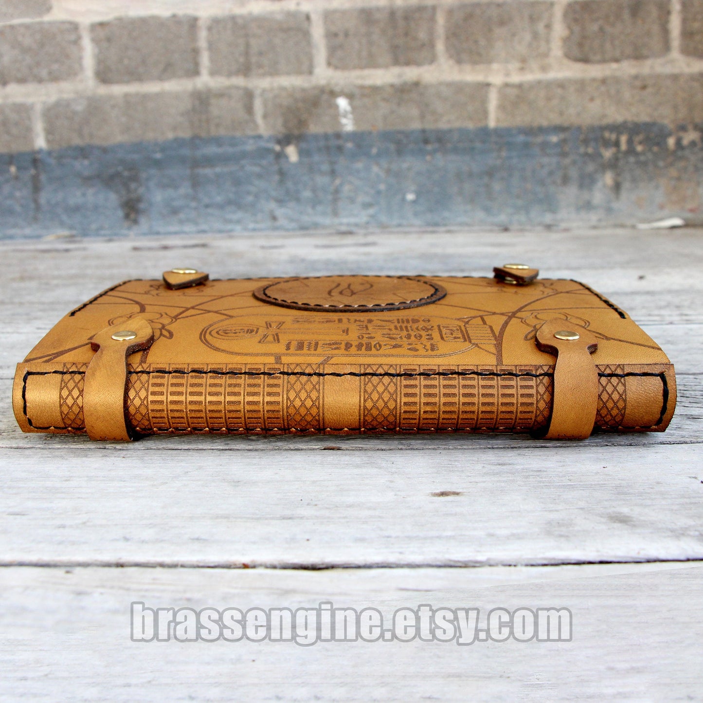 Egyptian Mummy 1999 Inspired Leather Notebook Cover - Book of the Dead - Book of Amun Ra - Moleskine Leuchtturm A5 - Imhotep