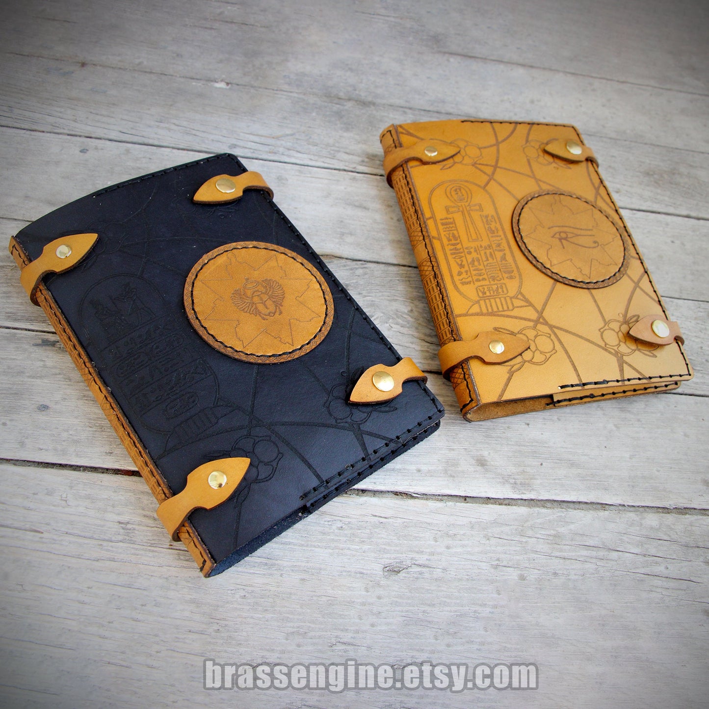 Egyptian Mummy 1999 Inspired Leather Notebook Cover - Book of the Dead - Book of Amun Ra - Moleskine Leuchtturm A5 - Imhotep