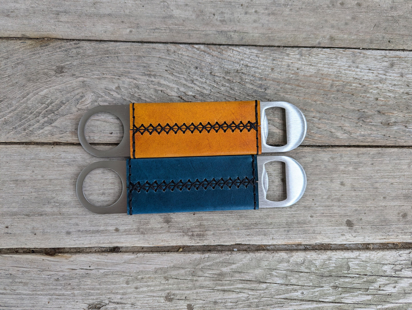 Vault Tec Leather Bottle Openers Stainless Steel - Color Choice - Fallout Apocalypse Beer Nuka Cola Personalized Groomsmen Gift