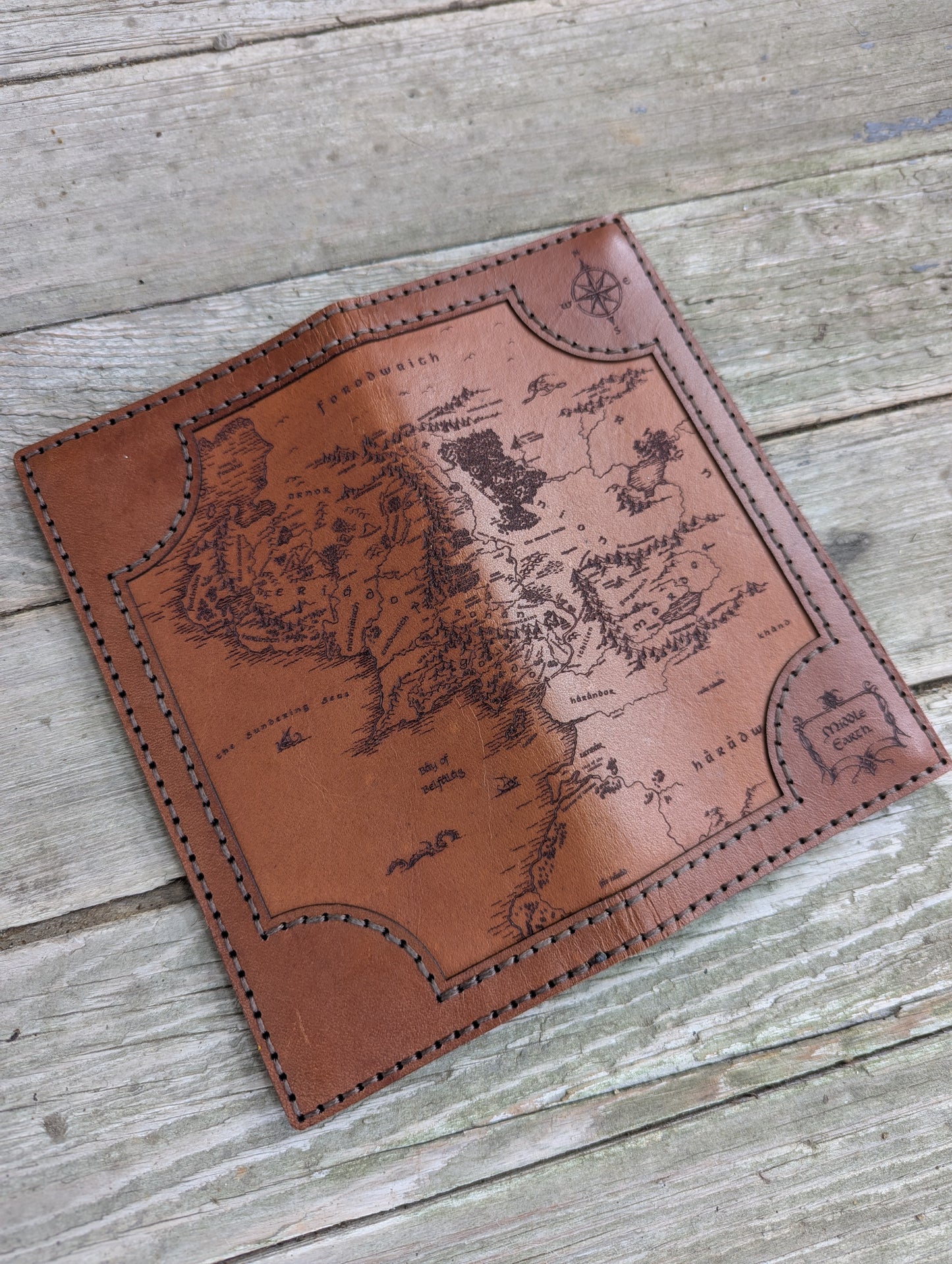 Ring Bearer's Journey Long Wallet | Full grain leather
