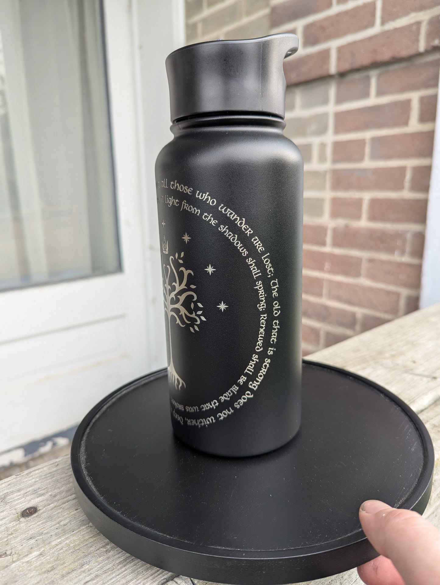 The White Tree Poem Water Bottle
