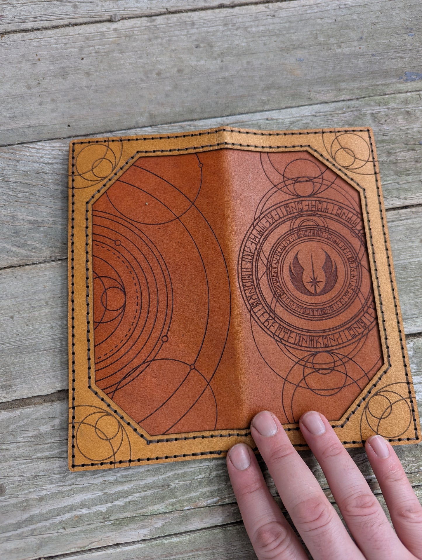 Jedi Master's Leather Wallet Set