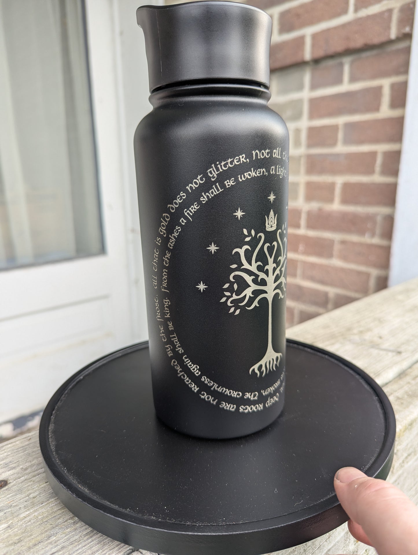The White Tree Poem Water Bottle