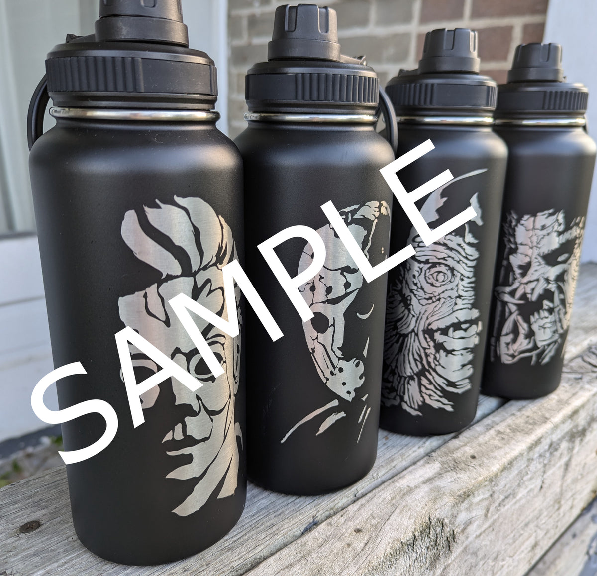 MYSTERY WATER BOTTLE, 32 oz, Insulated Stainless Steel, Multiple Genres, Hydro