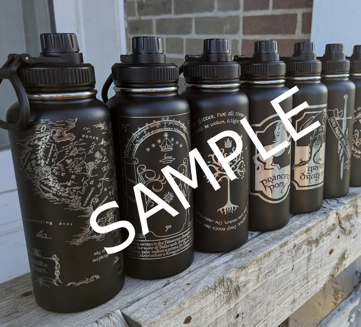 MYSTERY WATER BOTTLE, 32 oz, Insulated Stainless Steel, Multiple Genres, Hydro