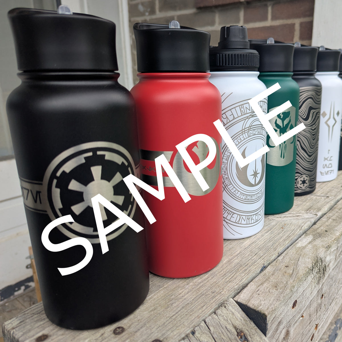 MYSTERY WATER BOTTLE, 32 oz, Insulated Stainless Steel, Multiple Genres, Hydro