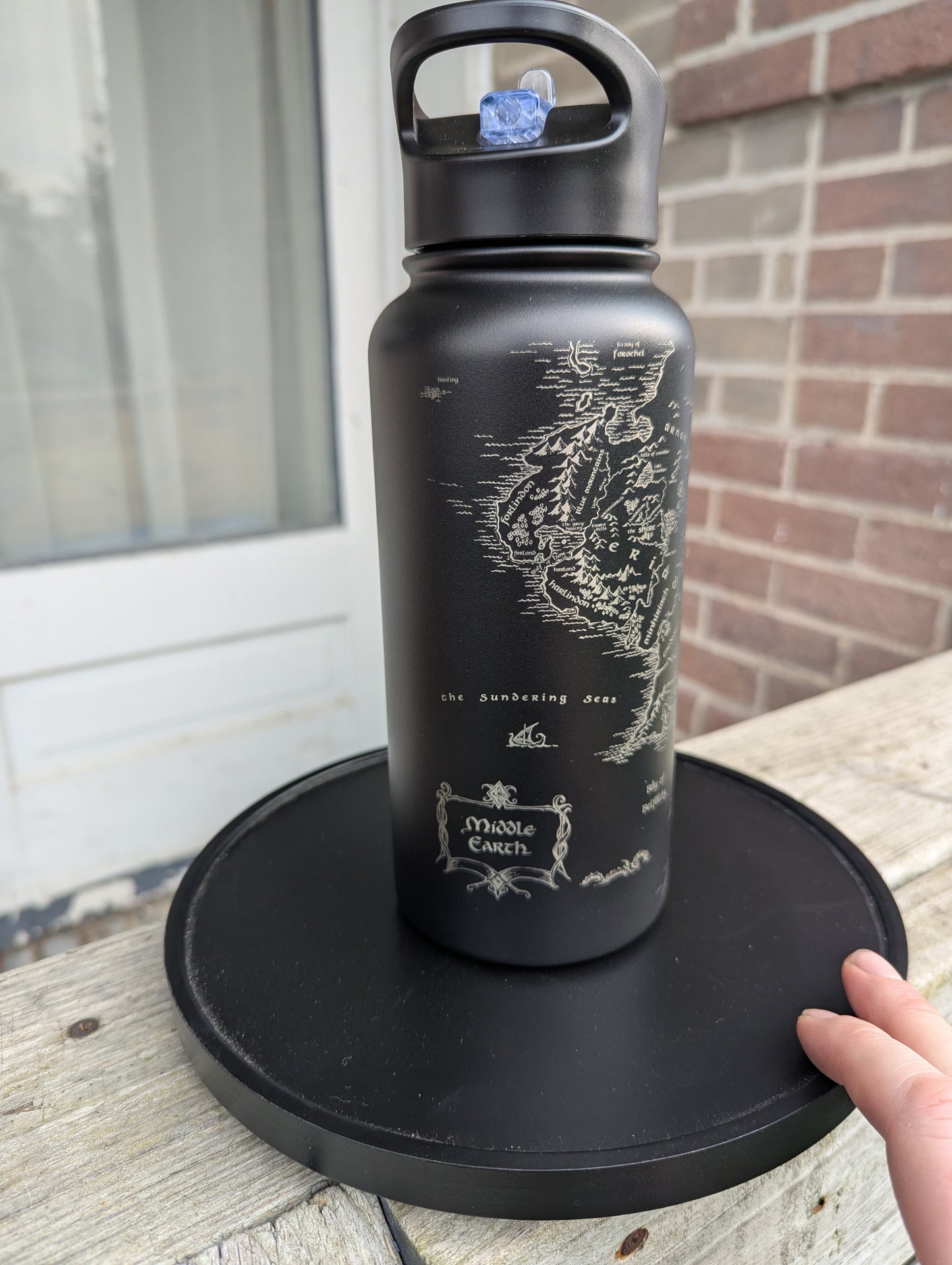 Ring Bearer's Journey Map Water Bottle