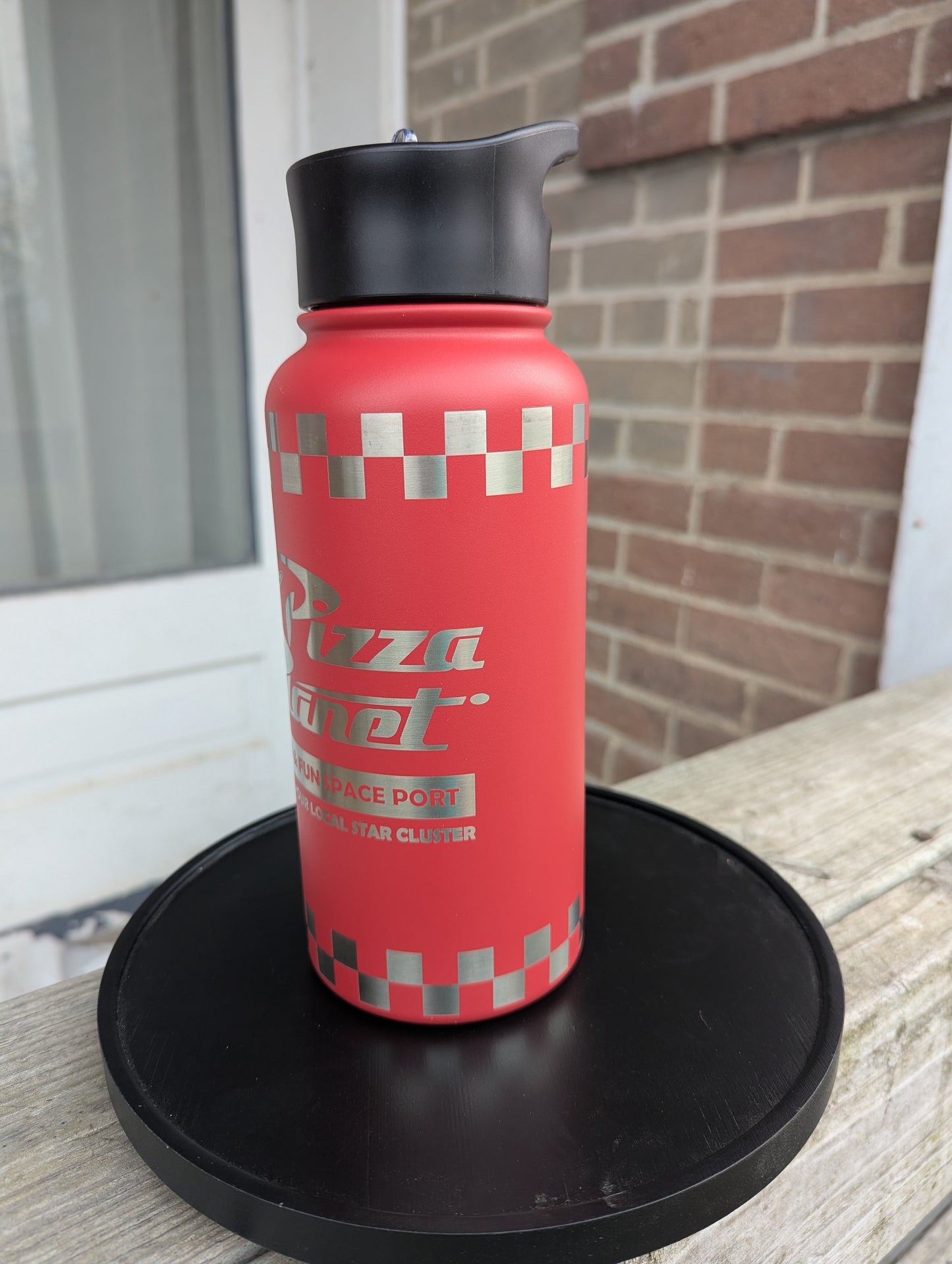 Pizza Planet Stainless Steel Water Bottle
