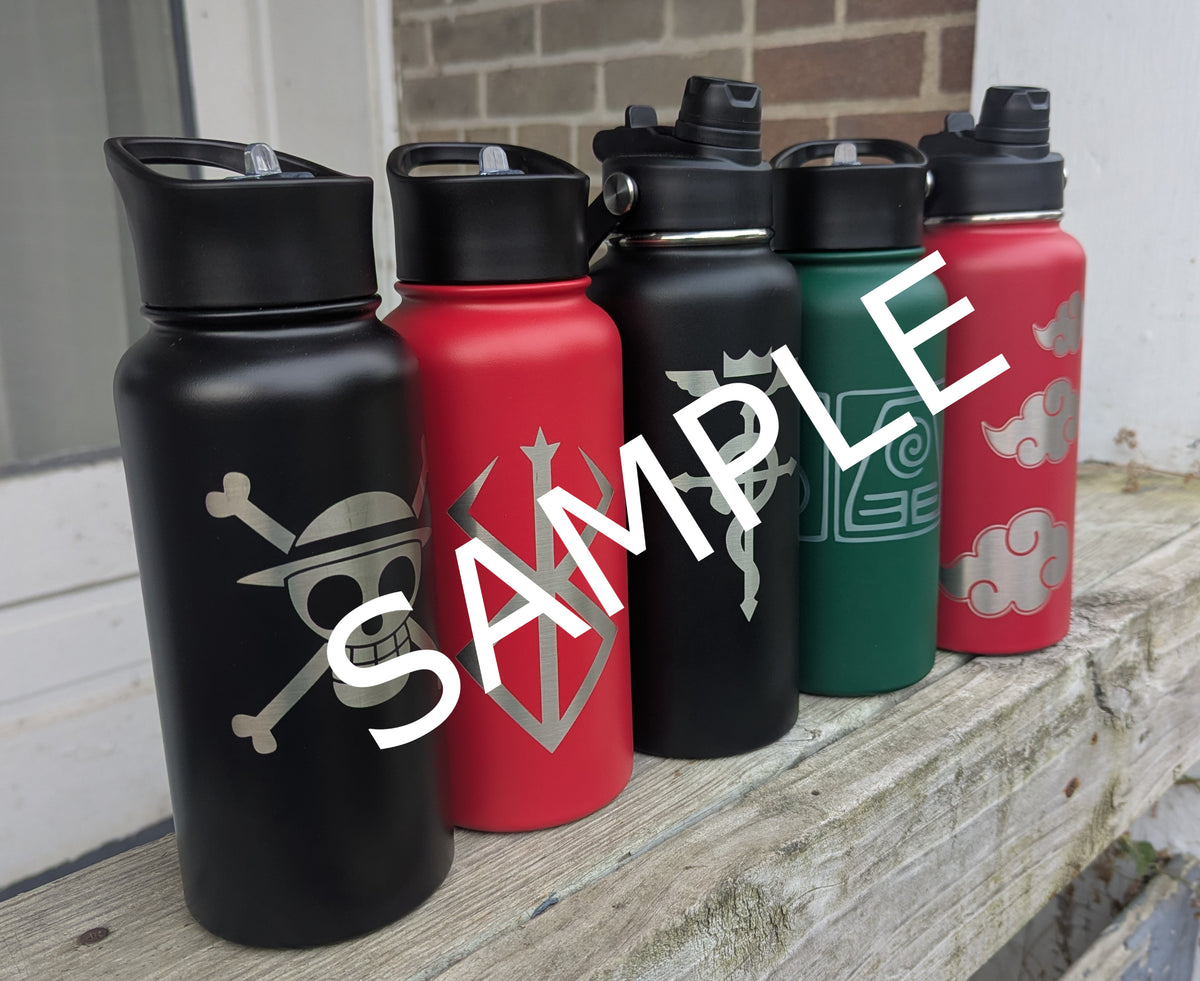 MYSTERY WATER BOTTLE, 32 oz, Insulated Stainless Steel, Multiple Genres, Hydro