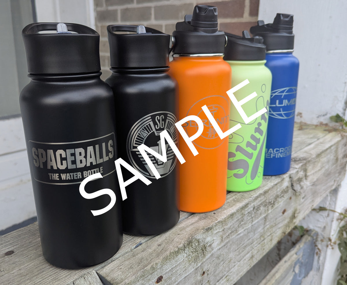 MYSTERY WATER BOTTLE, 32 oz, Insulated Stainless Steel, Multiple Genres, Hydro