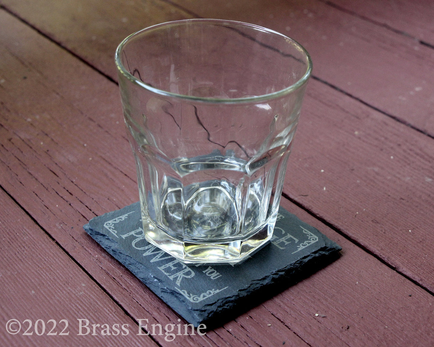 Legend of Zelda Etched Slate Coasters - Gray - Set of 4 - Triforce Sages Hey Listen Courage Wisdom Power barware
