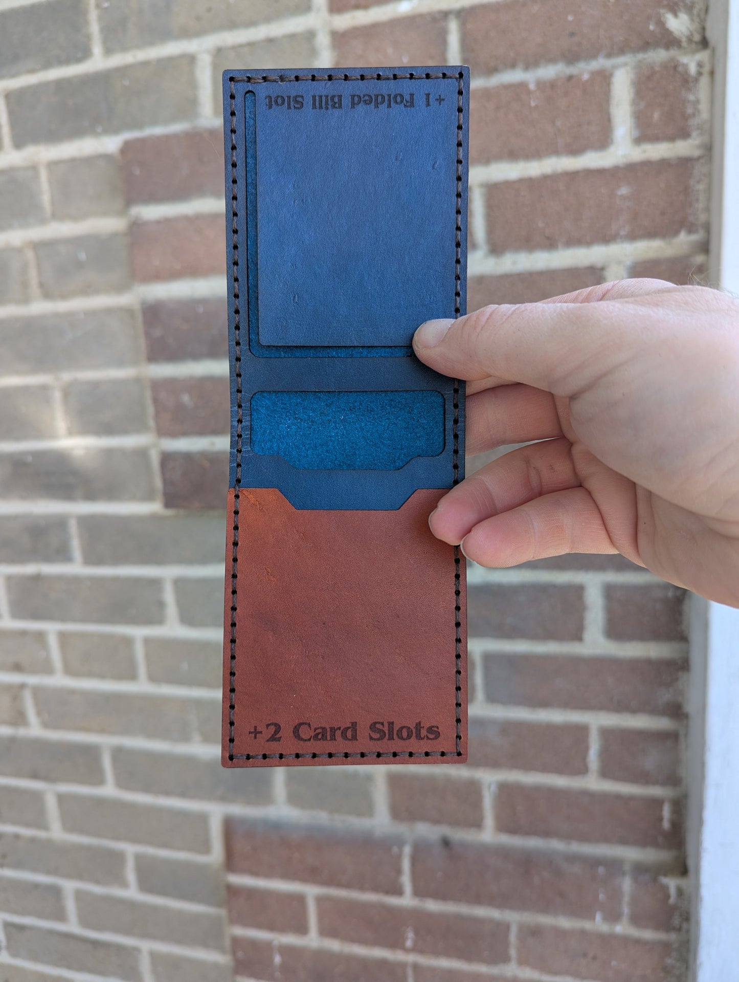 Wallet of Lesser Holding | Full grain leather bifold D&D | Custom Colors