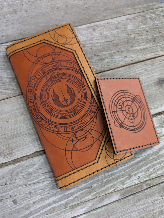 Jedi Master's Leather Wallet Set