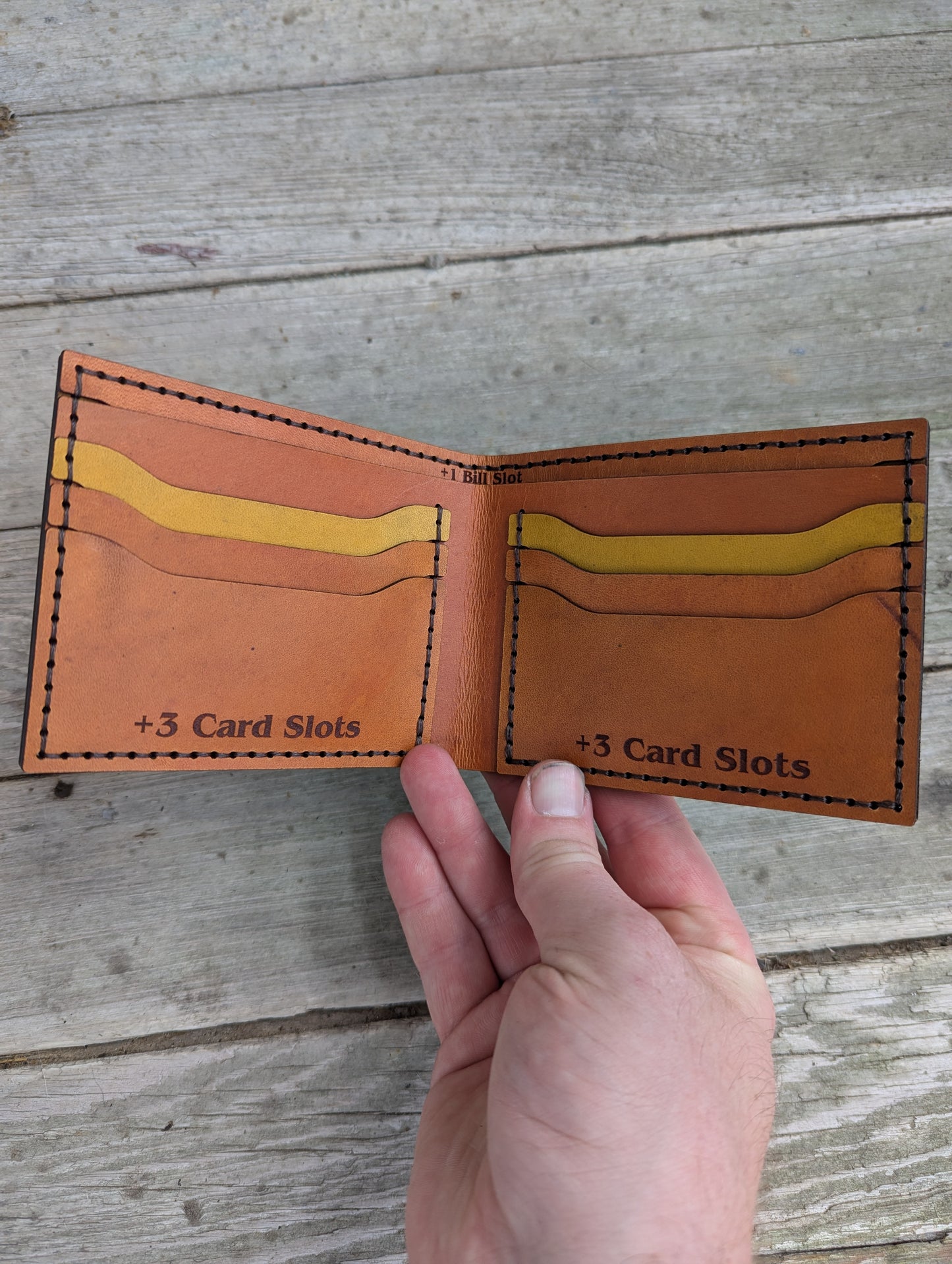 Wallet of Holding | Full grain leather bifold D&D