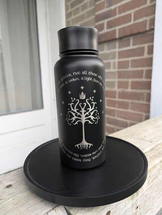 The White Tree Poem Water Bottle