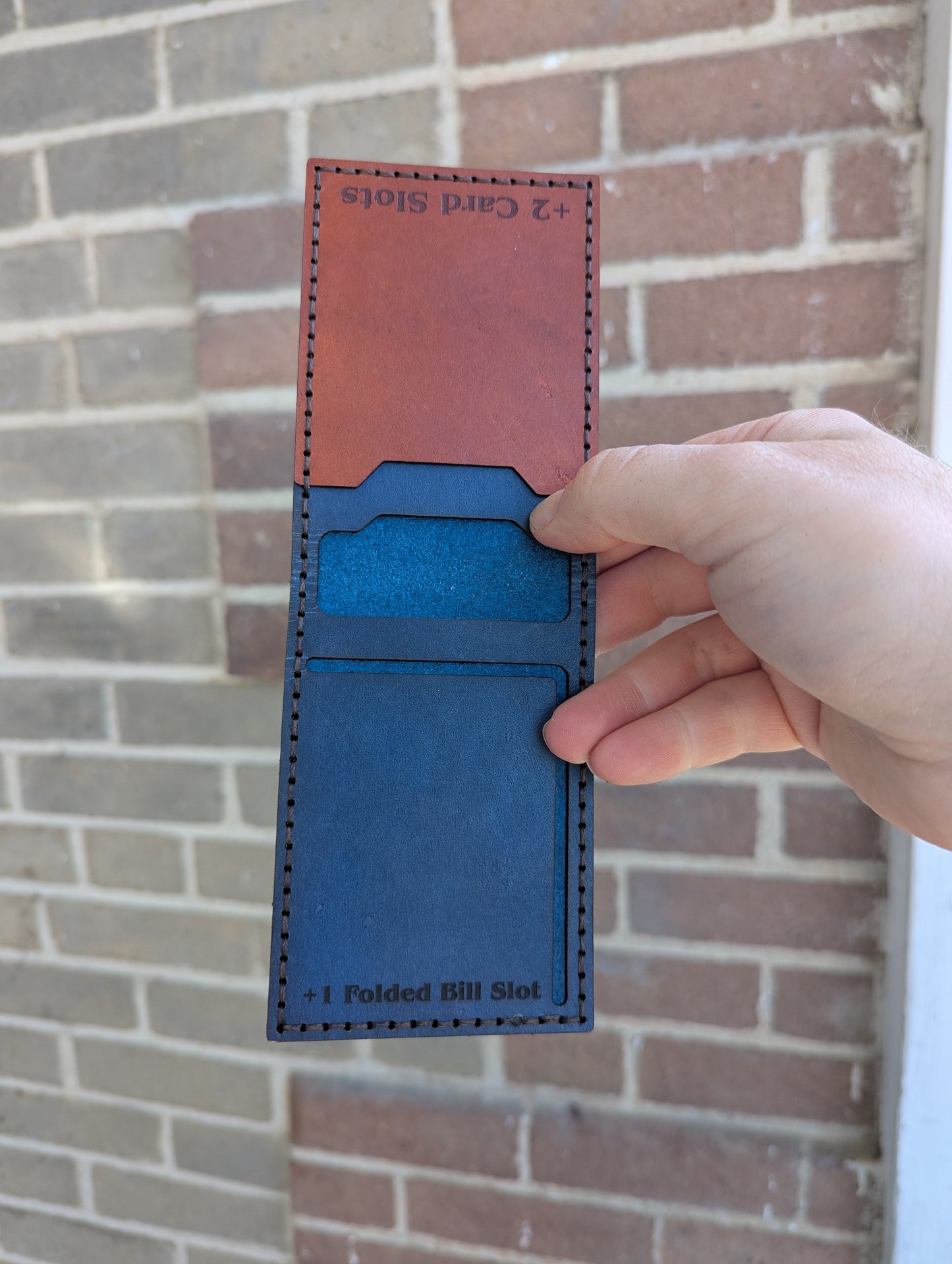 Wallet of Lesser Holding | Full grain leather bifold D&D | Custom Colors