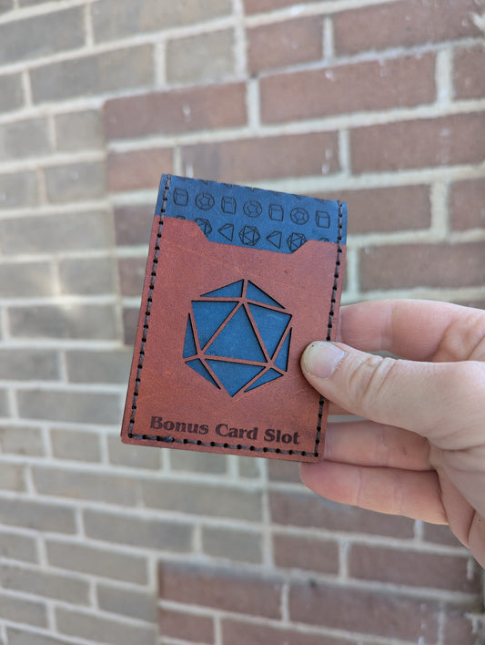 Wallet of Lesser Holding | Full grain leather bifold D&D | Custom Colors